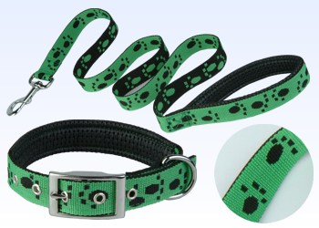 Поводок: L 61/122 см; ошейник: Н 2.5 см, min/max 35 ~ 55 см; 100% NYLON