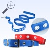 Поводок: L 122 см; ошейник: Н 2.0 см, min/max 34 ~ 44 см; 100% NYLON