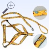 Поводок: L 20/110 см; шлейка: Н 2.5 см, min/max 56 ~ 90 см; 100% NYLON