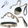 Поводки: L 61 и 122 см; ошейник: Н 2.5 см, min/max 54 ~ 64 см; 100% NYLON
